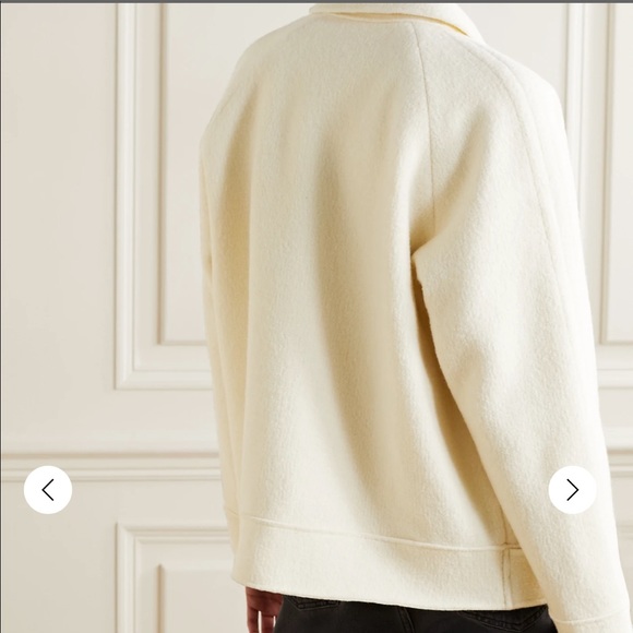 Anine Bing Wool Jaden Belted Moto Jacket - Picture 5 of 12